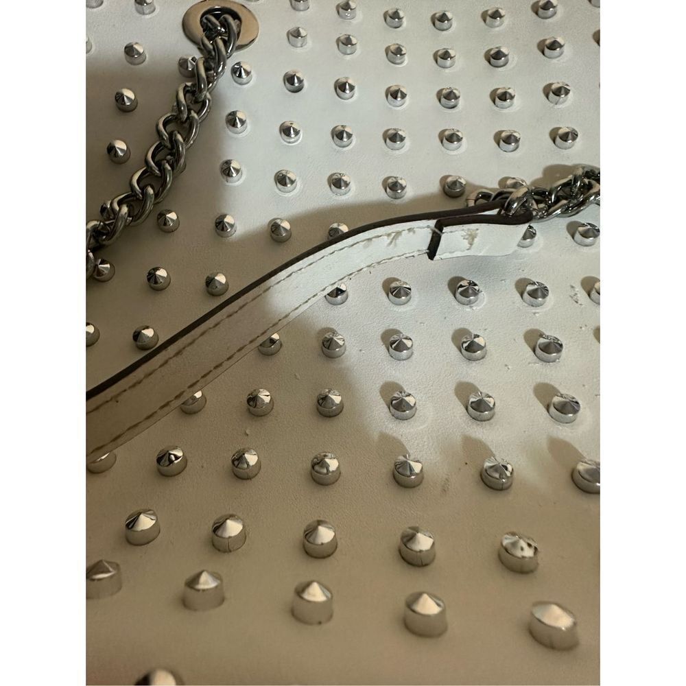 Carlos By Carlos Santana Cream Studded Purse - Picture 7 of 13